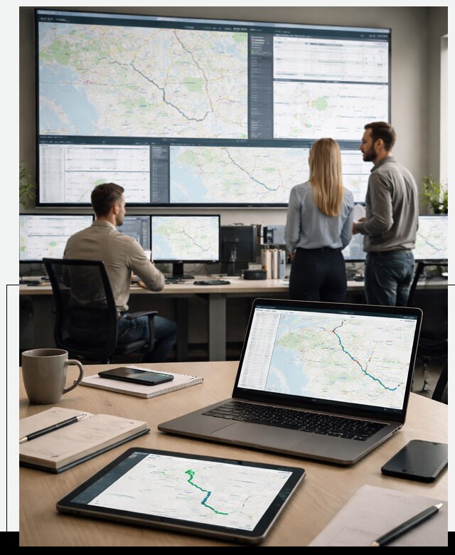 Трекинг грузов и Fleet Management, мониторинг автопарка в Пугачёве