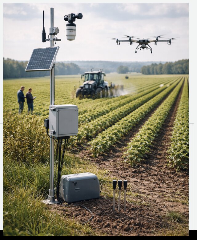 Разработка IoT мониторинга полей в Пугачёве от 8636 р. | АвикейПгч