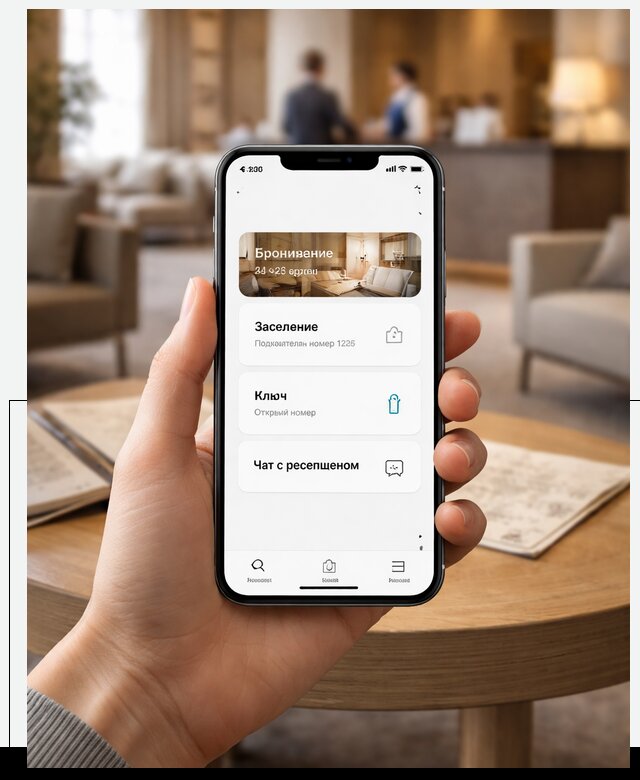 Мобильное приложение для гостей отеля в Пугачёве, управление сервисом